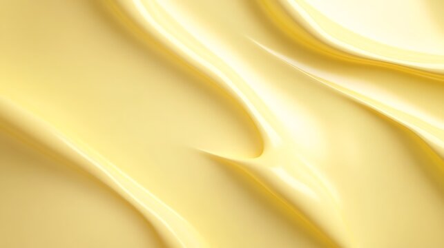 Color of light butter yellow background with a smooth matte effect