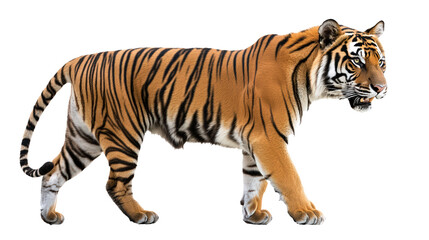 Obraz premium A tiger isolated on transparent background.