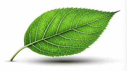Ecology Logo - Green Leaf Silhouette, Organic Environment