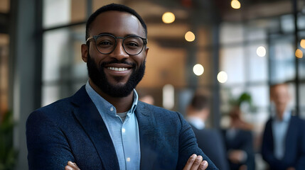 Smiling Businessman Portrait - Photo
