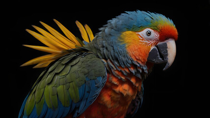 Obraz premium blue and yellow macaw ara