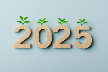 Fresh growth symbolizes hope for the year 2025 and beyond.