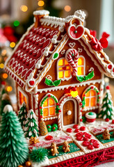 christmas gingerbread house