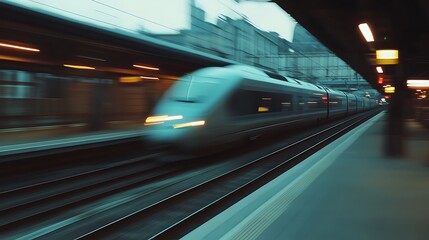 Modern Railway Transport in Action