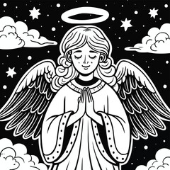 Christmas Angel  Background