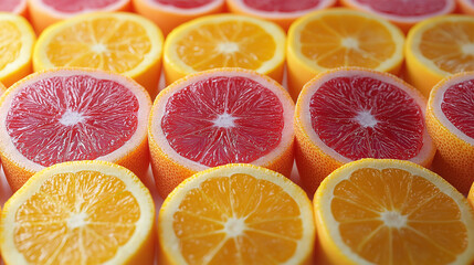 Fototapeta premium background with citrus-fruit of Fresh fruit slices