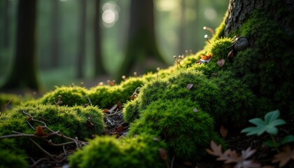 Obraz premium Natures vibrant tapestry in a forests heart