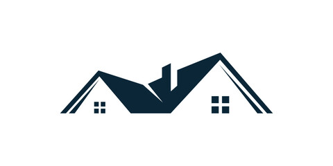 The logo of the luxury house in front view