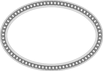 Sketch vector illustration silhouette frame design ornate painting decoration ornament abstract modern classic vintage ethnic floral traditional 