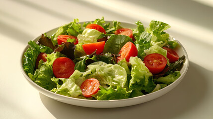 professional food photography of a salad on the table