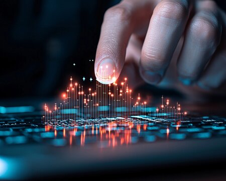 Digital Data Analysis with Touchscreen Interaction