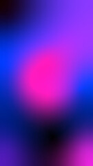 Obraz premium Glowing Neon Gradient Background. Modern blurred vertical social media template. Futuristic phone wallpaper with flash light effect