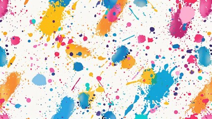 Obraz premium Abstract colorful watercolor splashes background