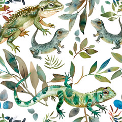 Fototapeta premium pattern with dragon