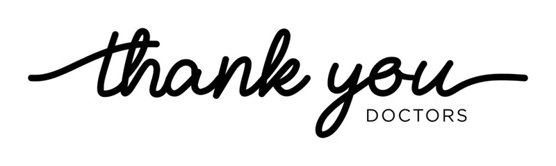 Thank you, healthcare heroes. Quote for doctors, nurses, healthcare workers fighting coronavirus. vector typography, lettering.