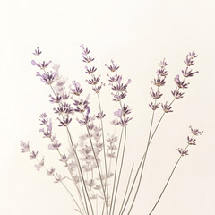 Naklejka premium modern 2D doodle cartoon flower concept with open space for text, featuring whimsical floral and leafy elements on crisp white backgrounds.