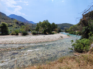 Acheron river and its surroundings, Greece