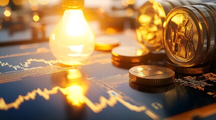 Finance and Energy Integration with Bright Lighting