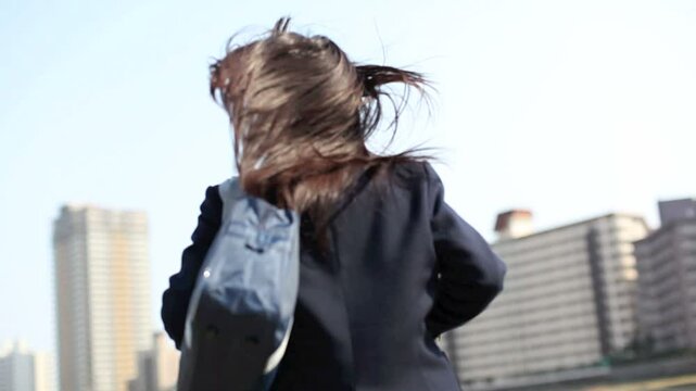 日本人の女子高校生