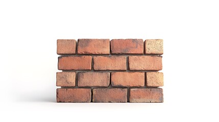A section of light reddish-brown brick wall.