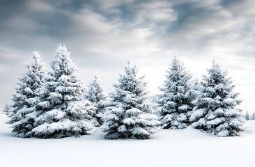 Obraz premium Winter wallpaper wallpapers background backgrounds with branch, ice, frost and lots of snow
