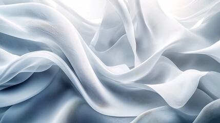 Obraz premium Elegant and Minimalist Modern Abstract Design with Balanced Soft Gray and White Tones Providing a Calming and Serene Atmosphere for Sophisticated Decor Branding or Digital Art Projects
