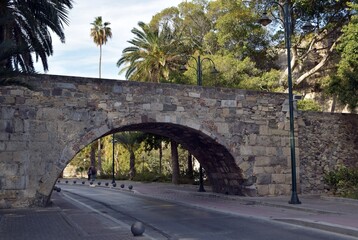Ancient bridge on the Greek island of Kos