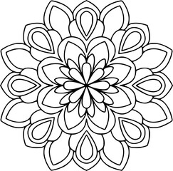 mandala simple design
