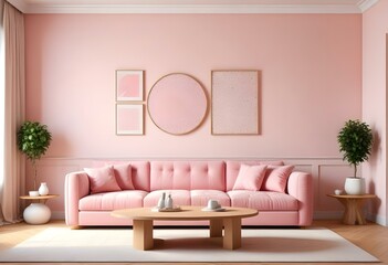modern living room with sofa