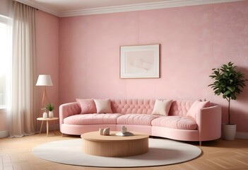 modern living room with sofa
