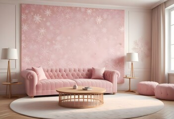 modern living room with sofa