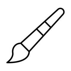 Paintbrush line icon