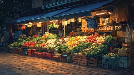 Night Market in Paris