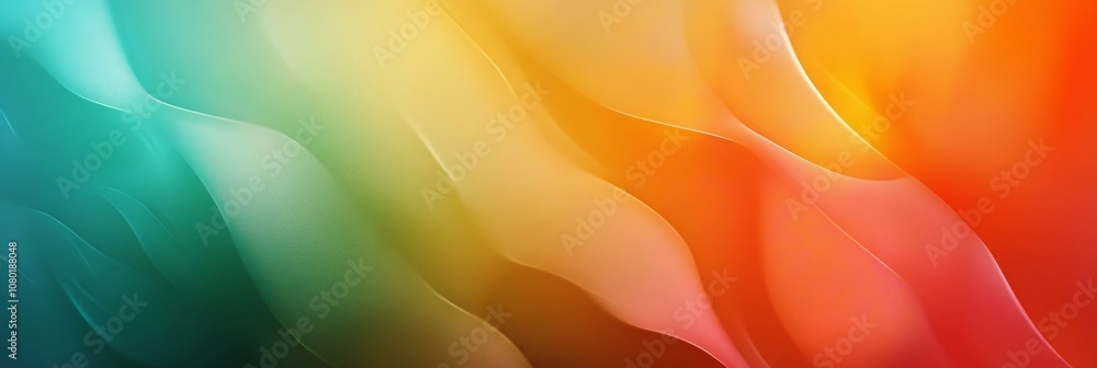 Poster a vibrant orange and deep green gradient background serves as the ideal choice for wallpapers or des