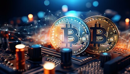 Crypto coins, perspective of digital network connectivity