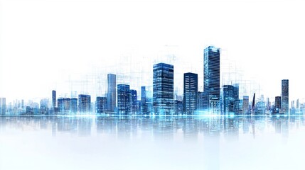 Comprehensive Strategic Infographic with Dynamic Data Visualization and Technical Blueprint Aesthetic