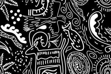 Aztec fabric carpet boho mandalas textile decorate wallpaper. Ikat ethnic seamless pattern decoration design. Tribal native motif decorative elements traditional embroidery vector background