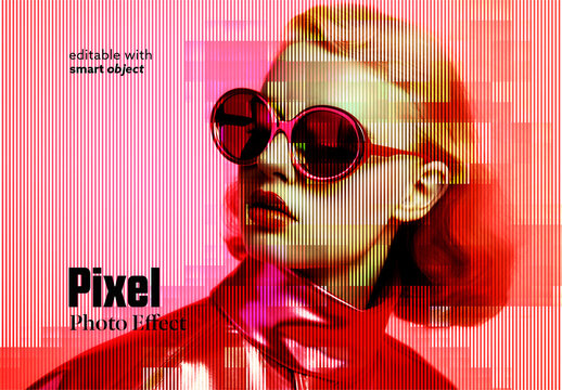 Pixel Photo Effect