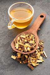 Glycyrrhiza glabra - Licorice infusion, to take care of your digestive well-being.
