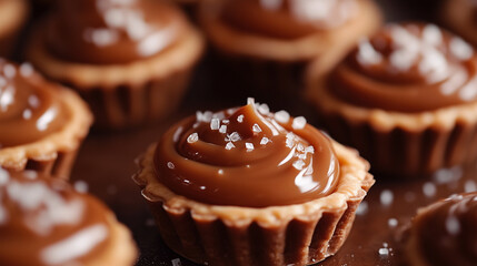 Salted caramel mini tarts 