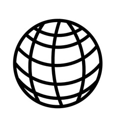earth globe icon svg vector