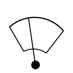 black and white lamp isolated on white