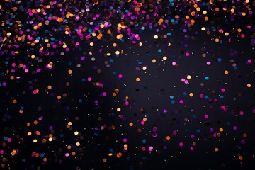 A vibrant celebration of colors in a dazzling array of confetti. Generative AI