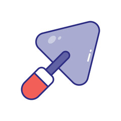 Trowel vector icon stock illustration