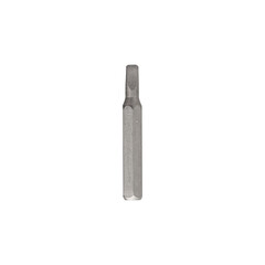 Iron bit for screwdriver and drill on Isolated on a white background close-up