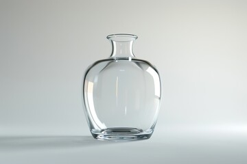 Laboratory Flask with Solid Background