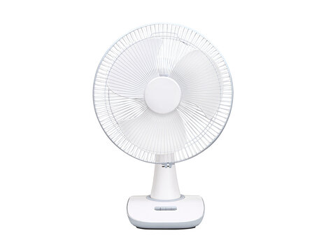 High Speed Electric Table Fan Isolated on PNG Background