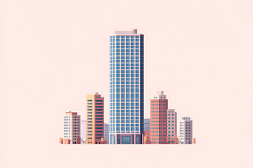 Fototapeta premium city buildings