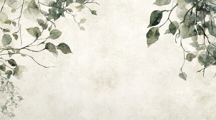 Wallpaper with designs inspired by nature, made with plant-based inks