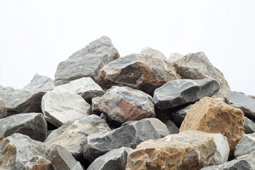Pile of rocks stacked on top of each other, great for nature or landscape use